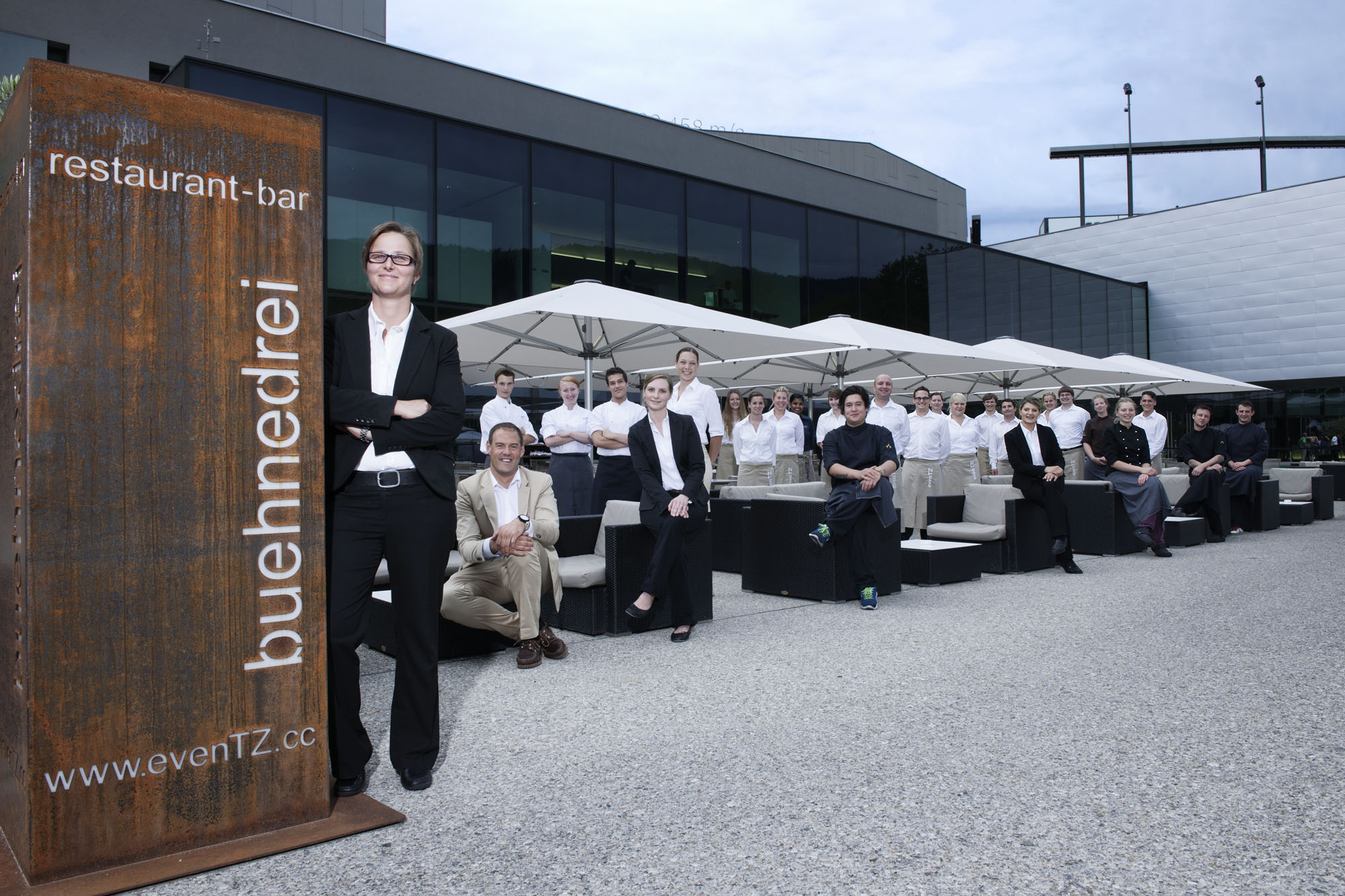 Team Restaurant buehnedrei im Festspielhaus Bregenz